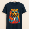 Bear in Aviator Hoodie T-Shirt